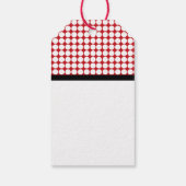 レッドラディバグ子供の誕生日パーティー ギフトタグ (裏面)