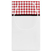 レッドラディバグ子供の誕生日パーティー スモールペーパーバッグ (裏面)