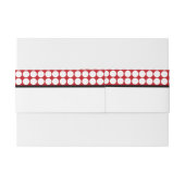 レッドラディバグ子供の誕生日パーティー 招待状ベリーバンド (裏面例)