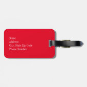 レッドラブいかり航海の ラゲッジタグ (裏面横)