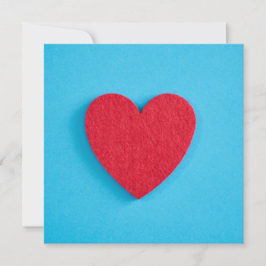 レッドラブハート カード (正面)