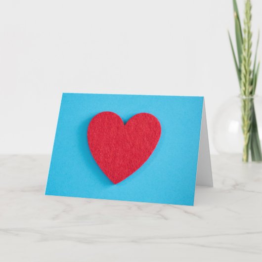 レッドラブハート カード (正面)