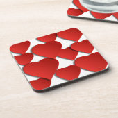 レッドラブハート コースター (左側)