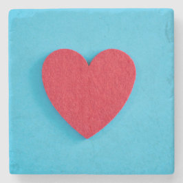 レッドラブハート ストーンコースター