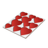 レッドラブハート タイル (側面)