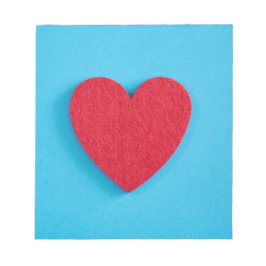 レッドラブハート ノートパッド