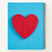 レッドラブハート ノートブック (裏面)