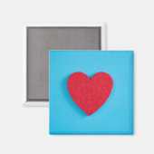 レッドラブハート マグネット (正面/裏面)