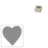 レッドラブハート ラバースタンプ (押印)