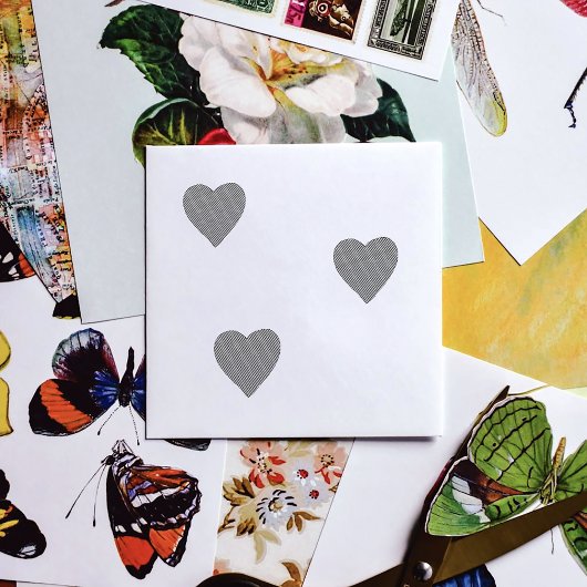 レッドラブハート ラバースタンプ