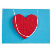 レッドラブハート ラージペーパーバッグ (裏面)