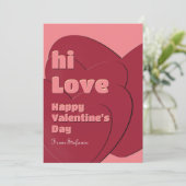 レッドラブバレンタインデーのカード シーズンカード (スタンド正面)