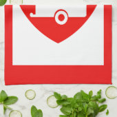 レッドラブマイキャラバンおもしろいキャラバンキッチン用品 キッチンタオル (折り畳み)