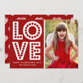 レッドラブマーキーバレンタインズデイフラットカード シーズンカード (正面/裏面)