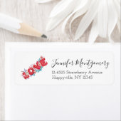 レッドラブ文字インはっきりしたブロックレタリング ラベル (インサイチュ)