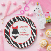 レッドランジェリーパーティー感謝祭 ペーパープレート (パーティー)