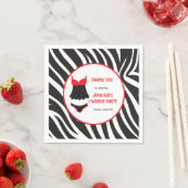 レッドランジェリー パーティー 感謝祭 スタンダードカクテルナプキン (インサイチュ)