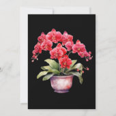 レッドランズウィンターサマー結婚式招待状 招待状 (裏面)