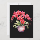 レッドランズウィンターサマー結婚式招待状 招待状 (裏面)