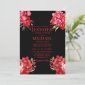 レッドランズウィンターサマー結婚式招待状 招待状 (スタンド正面)