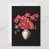 レッドランズウィンターサマー結婚式招待状 招待状 (裏面)