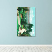 レッドランズバレーとスマイリーの果樹園 キャンバスプリント (インサイチュ (ウッドフロア))