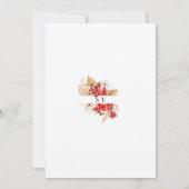 レッドランズパンパスグラスルナリアベビーイン開花 招待状 (裏面)