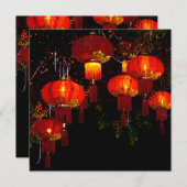 レッドランタン招待状 招待状 (正面/裏面)