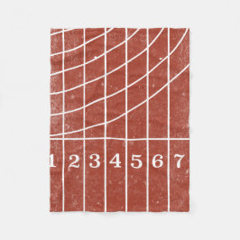 レッドランニングスタイル動揺してフリースブランケット フリースブランケット