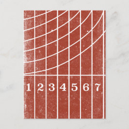 レッドランニングスタイル動揺して葉書 案内ポストカード