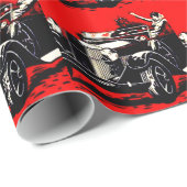 レッドランプス誘拐女性車 ラッピングペーパー (ロールコーナー)