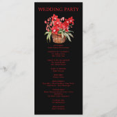 レッドラン結婚ズの式典 プログラム (裏面)