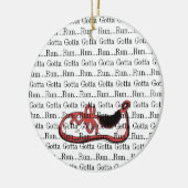 レッドラ走ンナー セラミックオーナメント (左)