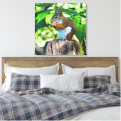 レッドリスポートレート キャンバスプリント (インサイチュ (寝室))