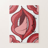 レッドリップオープンマウスサンダー_コーブ ジグソーパズル (縦)