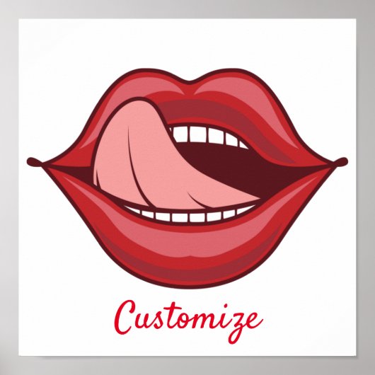 レッドリップオープンマウスサンダー_コーブ ポスター (正面)