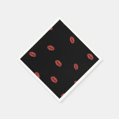 レッドリップキスナプキンス スタンダードカクテルナプキン (角)