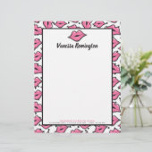 レッドリップキスリップスティック&美しいディストリビューターカスタム レターヘッド (スタンド正面)