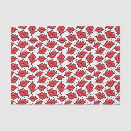 レッドリップキスリップスティック&美しい供給業者 薄葉紙 (正面)