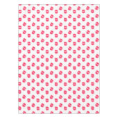 レッドリップキス口紅キスバレンタインデー愛 テーブルクロス (正面)