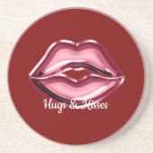 レッドリップキス コースター (正面)