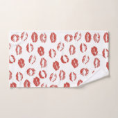 レッドリップキス バスタオルセット (ハンドタオル)