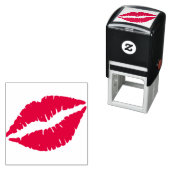 レッドリップスティックキス セルフインキングスタンプ (インサイチュ)