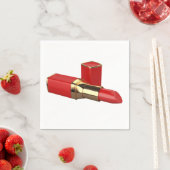 レッドリップスティック紙ナプキンス スタンダードカクテルナプキン (インサイチュ)