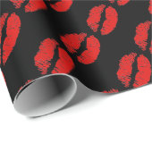 レッドリップハッピーバレンタインデー ラッピングペーパー (ロールコーナー)