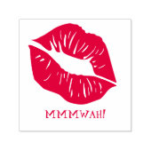 レッドリップパーソナライズされた文字 セルフインキングスタンプ (デザイン)