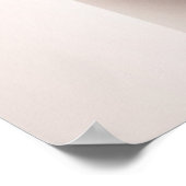 レッドリップファッションプリント ポスター (角)