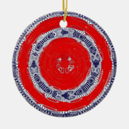 レッドリップルズメモリアルオーナメント セラミックオーナメント