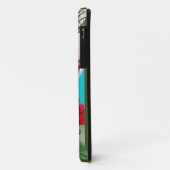 レッドリップ&バラピーコック抽象芸術 Case-Mate iPhoneケース (裏面/左)