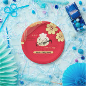 レッドリトルダンプリング赤ちゃんシャワー紙プレート ペーパープレート (パーティー)